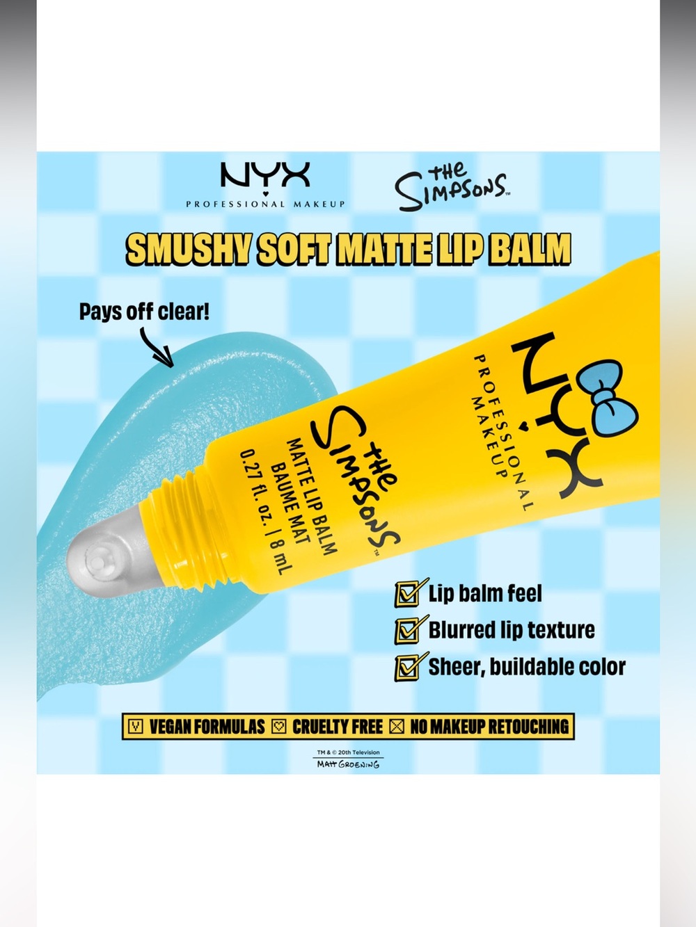 PICK ONE NYX Limited Edition The Simpsons Matte Lip Balm - Picture 6 of 8